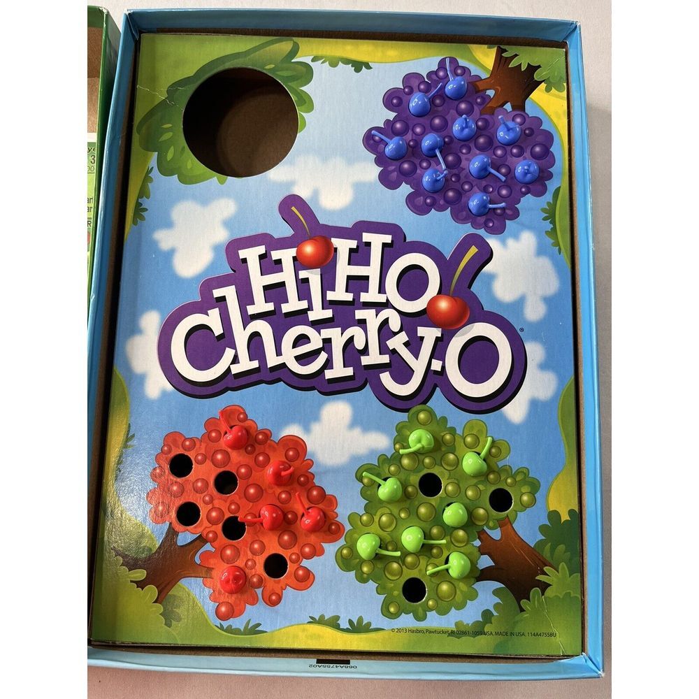 Hasbro -Hi‎ Ho Cherry-O - Ages 3+ Parts Not Full Game Board Game Pieces - Picture 4 of 8